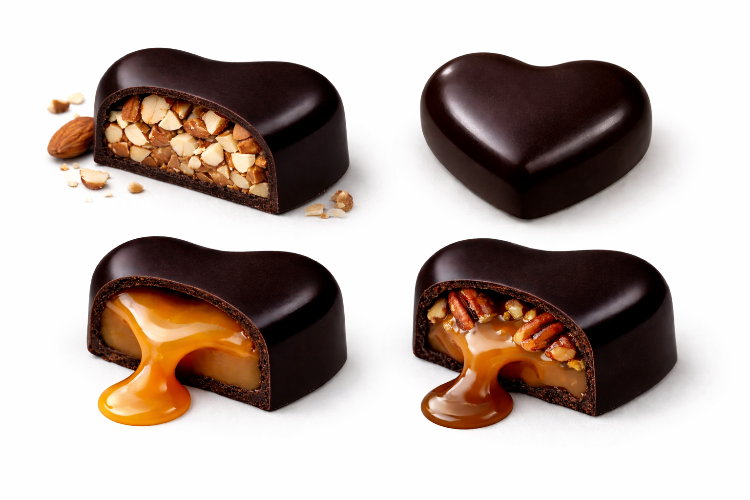 Signature Dark Chocolate Hearts